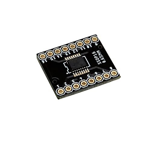 Treedix Adaptateur PCB SSOP 0,65 mm / SOP 1,27 mm vers DIP, carte de prototypage, convertisseur SMD vers DIP, carte d'extension