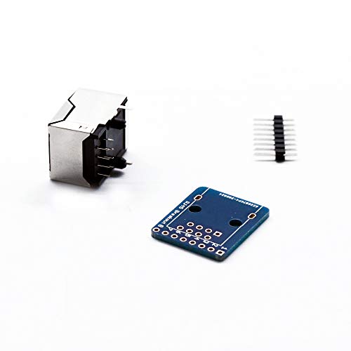Kit de conector RJ45 RJ11 de 8 pines (8P8C) y placa de conexión Treedix, compatible con Ethernet, DMX-512, RS-485, RS-422 y RS-232 (sin ensamblar)