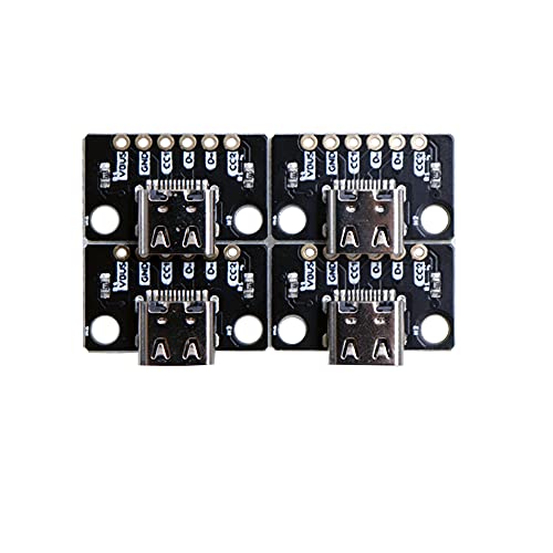 Treedix Carte d'extension USB Type-C, Type-A, Micro USB et Mini USB, convertisseur PCB avec connecteur femelle série Basic