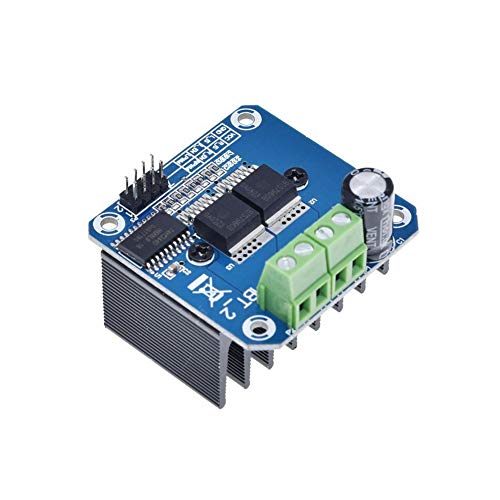 Treedix BTS7960 43A Modulo Driver Motore ad Alta Potenza per Smart Car, Controllo Limite di Corrente, Compatibile con Arduino