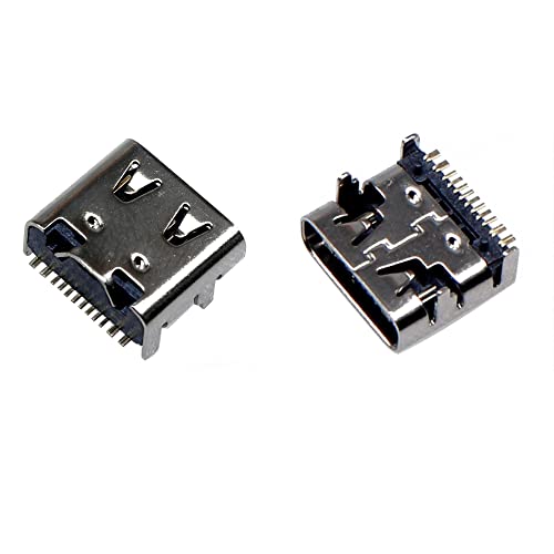 Treedix 20 Stk. USB Typ C 3.1 Buchse Anschluss Port 16-Pin Ersatzadapter für Datenübertragung und Laden