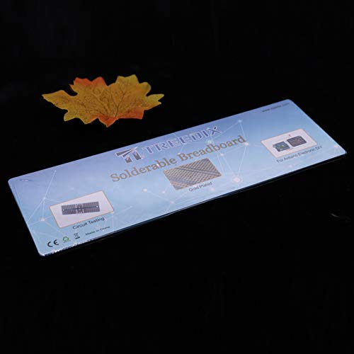 Treedix Placa de pruebas soldable PCB Prototipo Shield de doble cara con orificios estañados y chapados en oro