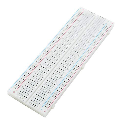 Treedix Breadboard-Set, lötfreies Prototyping-PCB-Board, MB-102 Breadboard-Kit, 830 Kontaktpunkte, lötfreies Prototyping-Board-Set, kompatibel mit Arduino, ideal für Arduino-Anfänger