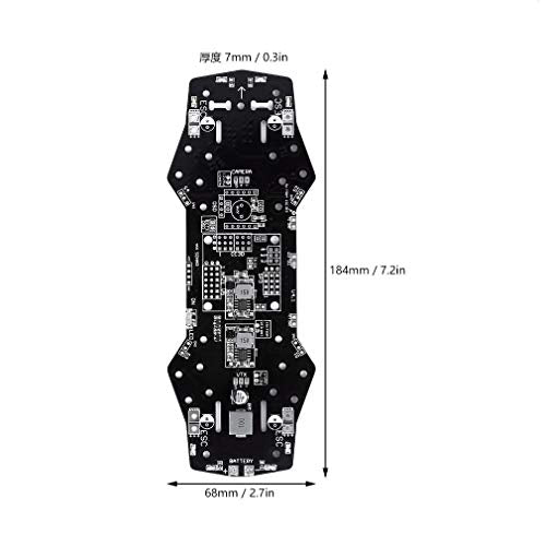Treedix CC3D PDB PCB Carte de distribution d'alimentation avec BEC 5/12V, buzzer et LED compatible QAV250