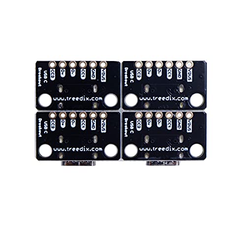 Treedix Carte d'extension USB Type-C, Type-A, Micro USB et Mini USB, convertisseur PCB avec connecteur femelle série Basic
