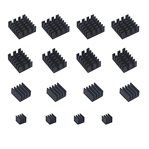 Kit de refroidissement Treedix avec 16 dissipateurs thermiques en aluminium pour Raspberry Pi 4