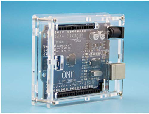 Acrylic Experimental Clear Case Compatible with Base-Plate Compatible with Arduino UNO R3 Board