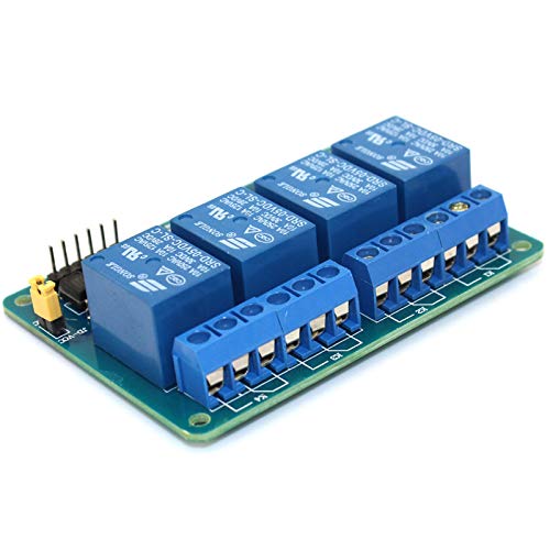 Module de relais Treedix 5V 2, 4, 8 canaux avec isolation par optocoupleur, carte de contrôle de relais compatible avec Arduino UNO R3, Raspberry Pi, DSP, AVR, PIC, ARM