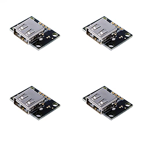 Treedix Carte d'extension USB Type-C, Type-A, Micro USB et Mini USB, convertisseur PCB avec connecteur femelle série Basic