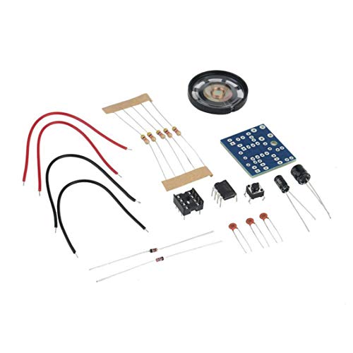 Treedix Perfektes Türklingel-Elektronik-DIY-Set, kompatibel mit Haussicherheit, 6V PCB, 3,9 x 3,5 cm