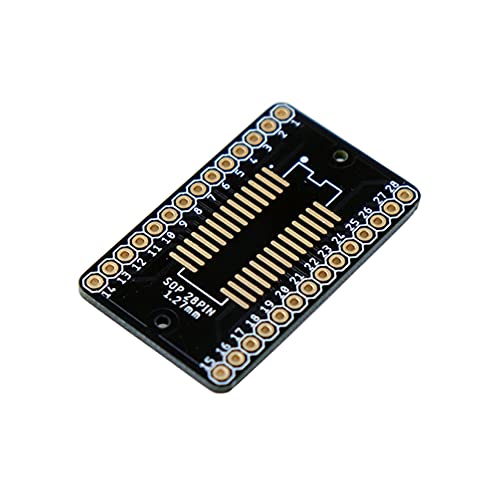 Treedix Adaptateur PCB SSOP 0,65 mm / SOP 1,27 mm vers DIP, carte de prototypage, convertisseur SMD vers DIP, carte d'extension
