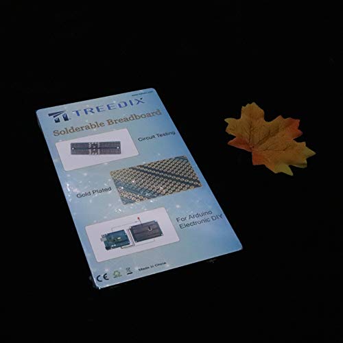 Treedix Placa de pruebas soldable PCB Prototipo Shield de doble cara con orificios estañados y chapados en oro
