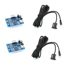 Treedix 2 Stk. JSN-SR04T Ultraschall-Distanzsensor mit wasserdichter Sonde, kompatibel mit Arduino