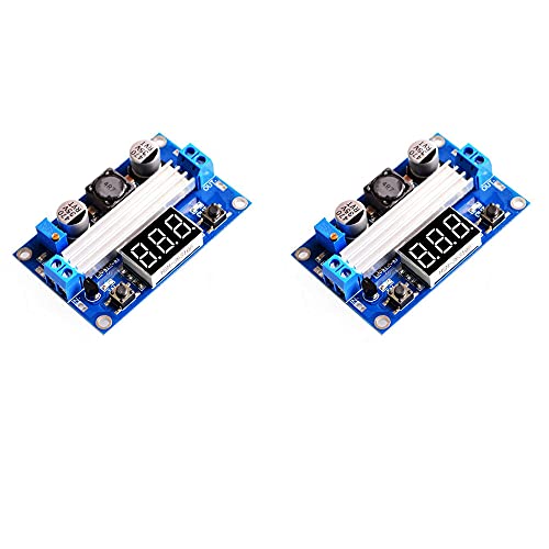 Treedix 2pcs Module convertisseur élévateur DC-DC LTC1871, 100W, haute puissance, sortie réglable 3,5-35V, carte régulateur de tension