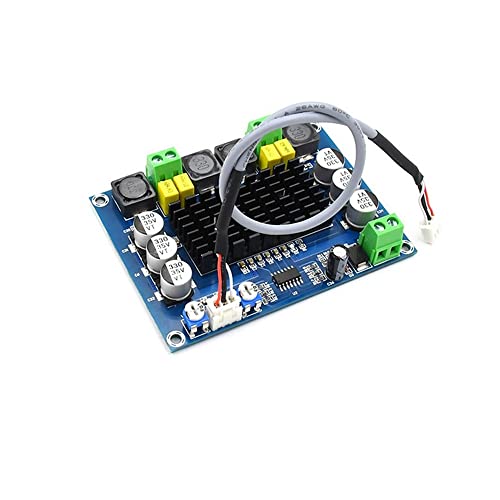 Treedix TPA3116DA DC 12V 24V 100W Placa de amplificador de audio digital de alta potencia de doble canal TPA3116D2 Módulo de bricolaje de gran capacidad