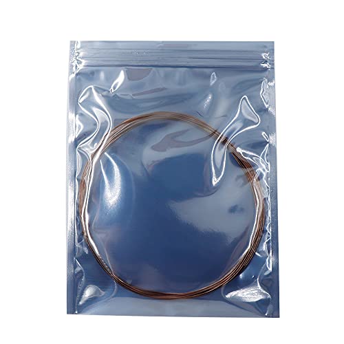 Treedix 50 sachets antistatiques refermables, sachets de protection plats à ouverture facile pour appareils électroniques, cartes mères, disques durs, bandes LED et circuits imprimés (15x20 cm)