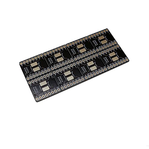 Treedix Adaptateur PCB SSOP 0,65 mm / SOP 1,27 mm vers DIP, carte de prototypage, convertisseur SMD vers DIP, carte d'extension