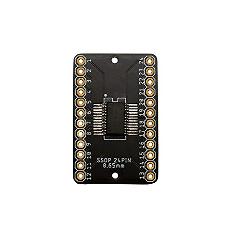 Treedix Adaptateur PCB SSOP 0,65 mm / SOP 1,27 mm vers DIP, carte de prototypage, convertisseur SMD vers DIP, carte d'extension