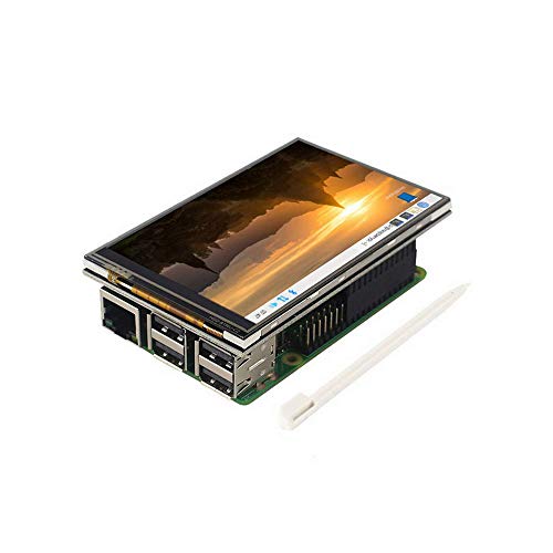 Treedix 3.5 インチ TFT LCD ディスプレイ SPI 128MHz 60Hz TFT モニター 480 x 320 カラー タッチ スクリーン モジュール タッチペン付き Raspberry Pi 4B/3B/3B+ 対応