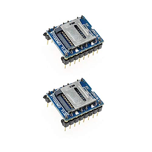 Treedix Arduino オーディオ プレーヤー MP3 サウンド モジュール対応 SD カード スロット付き U ディスク プレーヤー