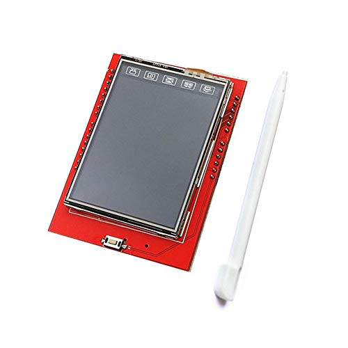 Treedix 2,4 Zoll TFT LCD Display 240 x 320 Farb-Touchscreen-Modul mit Touchpen, kompatibel mit Arduino UNO R3 Mega2560 Due
