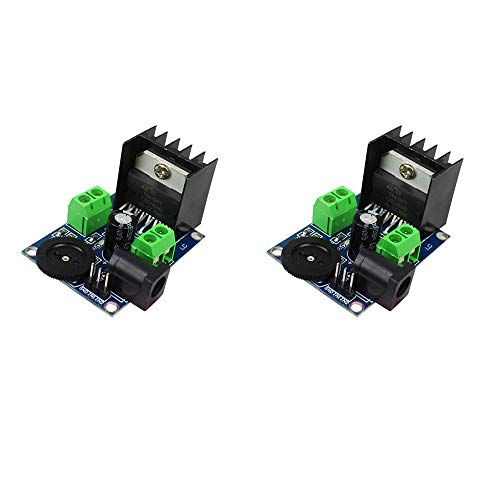 Treedix 2pcs Module de carte amplificateur de puissance audio numérique double canal TDA7297, module amplificateur audio, carte de développement audio compatible avec système audio, système d'alimentation domestique, haut-parleur DIY