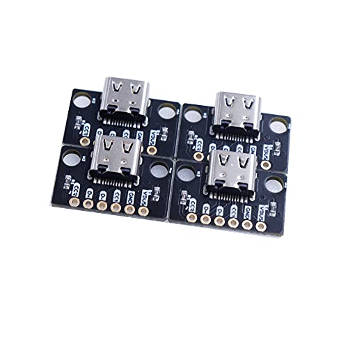 Treedix Carte d'extension USB Type-C, Type-A, Micro USB et Mini USB, convertisseur PCB avec connecteur femelle série Basic