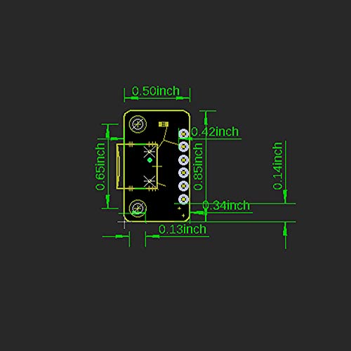 Treedix Carte d'extension USB Type-C, Type-A, Micro USB et Mini USB, convertisseur PCB avec connecteur femelle série Basic