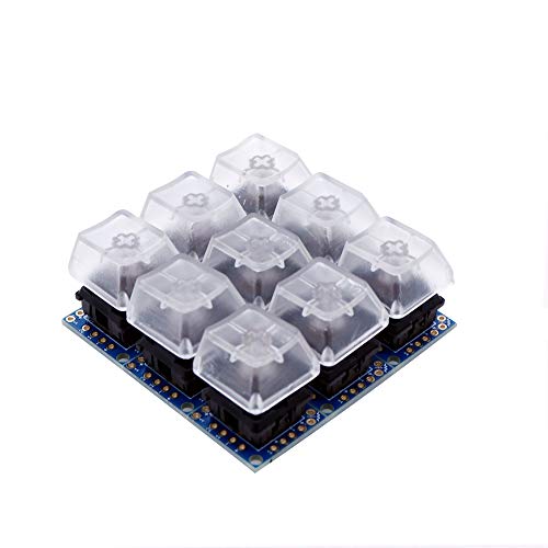 Treedix 9 piezas Placa de prototipado PCB para interruptores de teclado, compatible con Cherry MX