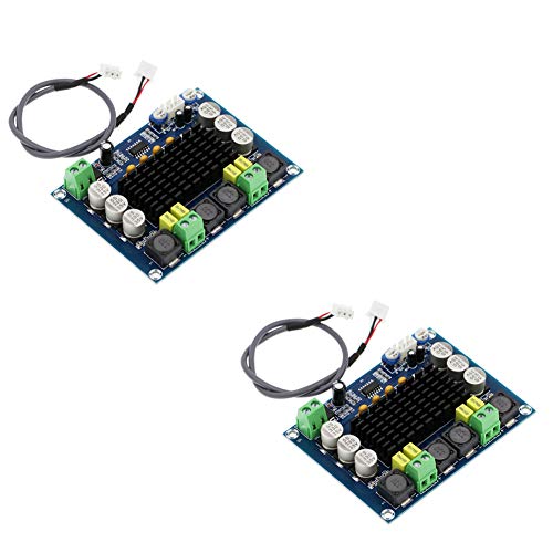 Treedix 2個 TPA3116D2 デジタルパワーアンプボード オーディオアンプモジュール デュアルチャンネル 2 x 120W アンプボード マルチメディア対応