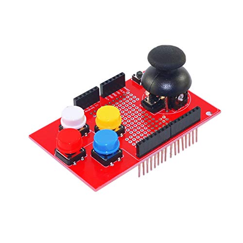 Kit Joystick Shield Treedix, carte d'extension de joystick de contrôle, fonctions clavier et souris simulées, compatible avec Arduino