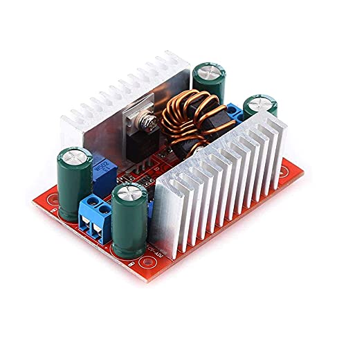 Treedix 400W DC-DC Step-up Boost Converter, Constante Stroom Voedingsmodule Ingang DC 8,5V tot 50V High Power Constante Spanning Constante Stroom Boost Voedingsmodule LED Boost Driver