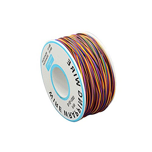 Solder Copper Hookup Wire Wrapping Jumper Wire Core Tinned PVC Coated Tin Plated 105 Celsius Cable Roll