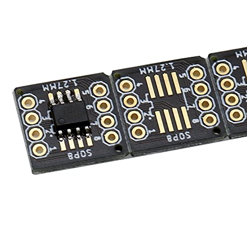 Treedix Adaptateur PCB SSOP 0,65 mm / SOP 1,27 mm vers DIP, carte de prototypage, convertisseur SMD vers DIP, carte d'extension