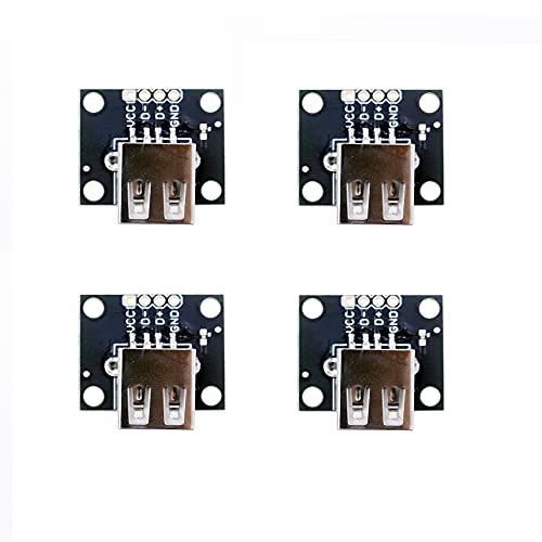 Treedix Carte d'extension USB Type-C, Type-A, Micro USB et Mini USB, convertisseur PCB avec connecteur femelle série Basic