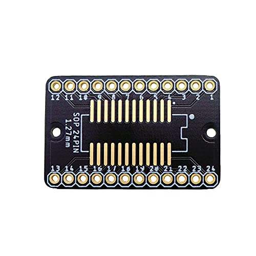 Treedix Adaptateur PCB SSOP 0,65 mm / SOP 1,27 mm vers DIP, carte de prototypage, convertisseur SMD vers DIP, carte d'extension