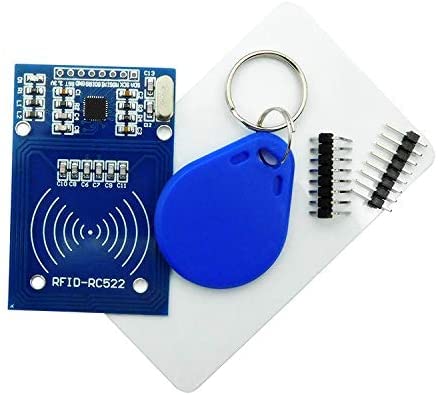 Treedix Kit RFID RC522, modulo sensore scheda IC RF RC522 + scheda vergine S50 + portachiavi, compatibile con Arduino e Raspberry Pi (5 pezzi)