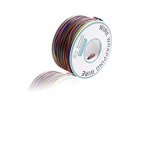 Solder Copper Hookup Wire Wrapping Jumper Wire Core Tinned PVC Coated Tin Plated 105 Celsius Cable Roll