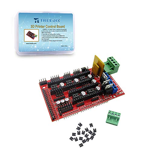 Treedix RAMPS 1.4 コントロールパネル 3D プリンター コントロールボード Reprap コントロールボード RAMPS 1.4 Mega シールド Arduino Mega 2560 と互換性あり