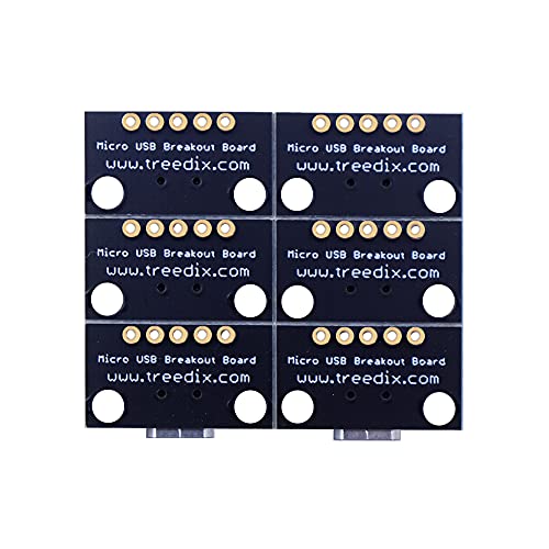 Treedix Carte d'extension USB Type-C, Type-A, Micro USB et Mini USB, convertisseur PCB avec connecteur femelle série Basic