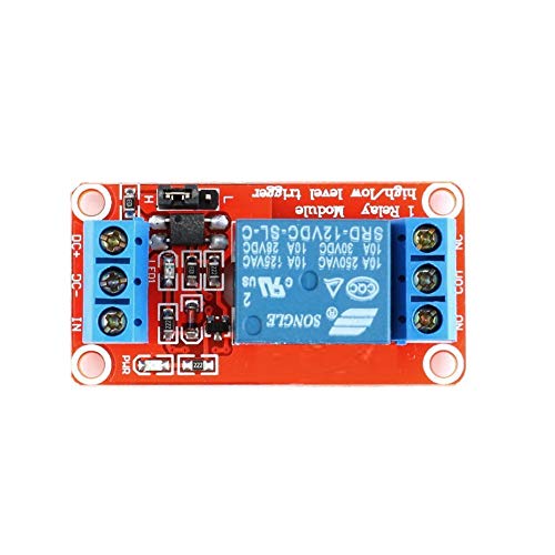 Treedix Modulo Relè DC 5V a 1 2 4 8 Canali, Isolato con Optoaccoppiatore, Trigger Alto e Basso Livello H/L, Compatibile con Arduino Raspberry Pi