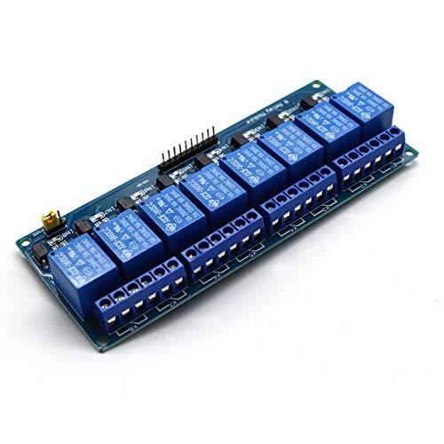 Module de relais Treedix 5V 2, 4, 8 canaux avec isolation par optocoupleur, carte de contrôle de relais compatible avec Arduino UNO R3, Raspberry Pi, DSP, AVR, PIC, ARM