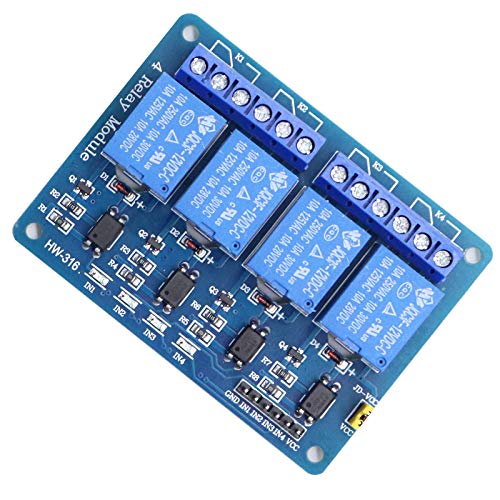 Module de relais Treedix 5V 2, 4, 8 canaux avec isolation par optocoupleur, carte de contrôle de relais compatible avec Arduino UNO R3, Raspberry Pi, DSP, AVR, PIC, ARM