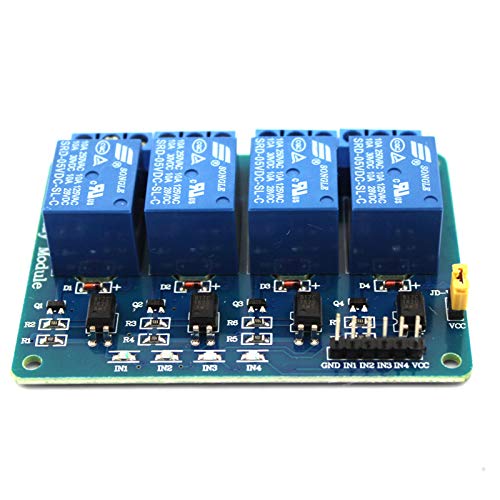 Module de relais Treedix 5V 2, 4, 8 canaux avec isolation par optocoupleur, carte de contrôle de relais compatible avec Arduino UNO R3, Raspberry Pi, DSP, AVR, PIC, ARM