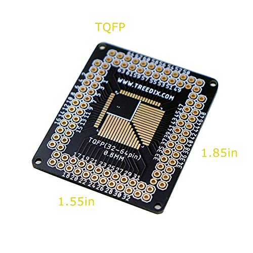 Treedix Adaptateur PCB SSOP 0,65 mm / SOP 1,27 mm vers DIP, carte de prototypage, convertisseur SMD vers DIP, carte d'extension