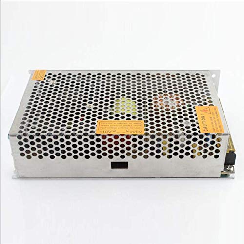 Treedix Alimentatore Switching 12V 30A 360W, Trasformatore Convertitore AC 110V/220V a DC, Compatibile con Strisce LED WS2812B WS2811 WS2801 APA102, Luci Pixel, CCTV (12V 360W)