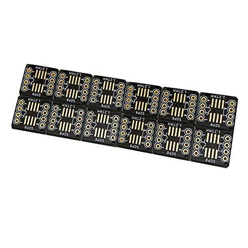 Treedix Adaptateur PCB SSOP 0,65 mm / SOP 1,27 mm vers DIP, carte de prototypage, convertisseur SMD vers DIP, carte d'extension