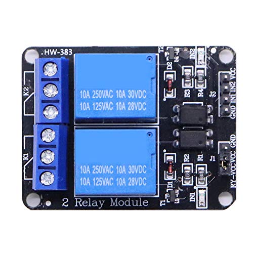 Module de relais Treedix 5V 2, 4, 8 canaux avec isolation par optocoupleur, carte de contrôle de relais compatible avec Arduino UNO R3, Raspberry Pi, DSP, AVR, PIC, ARM