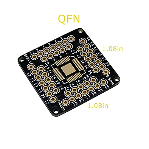 Treedix Adaptateur PCB SSOP 0,65 mm / SOP 1,27 mm vers DIP, carte de prototypage, convertisseur SMD vers DIP, carte d'extension