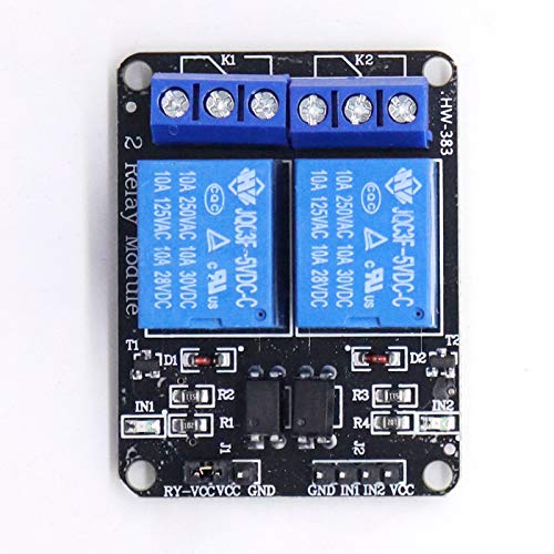 Module de relais Treedix 5V 2, 4, 8 canaux avec isolation par optocoupleur, carte de contrôle de relais compatible avec Arduino UNO R3, Raspberry Pi, DSP, AVR, PIC, ARM